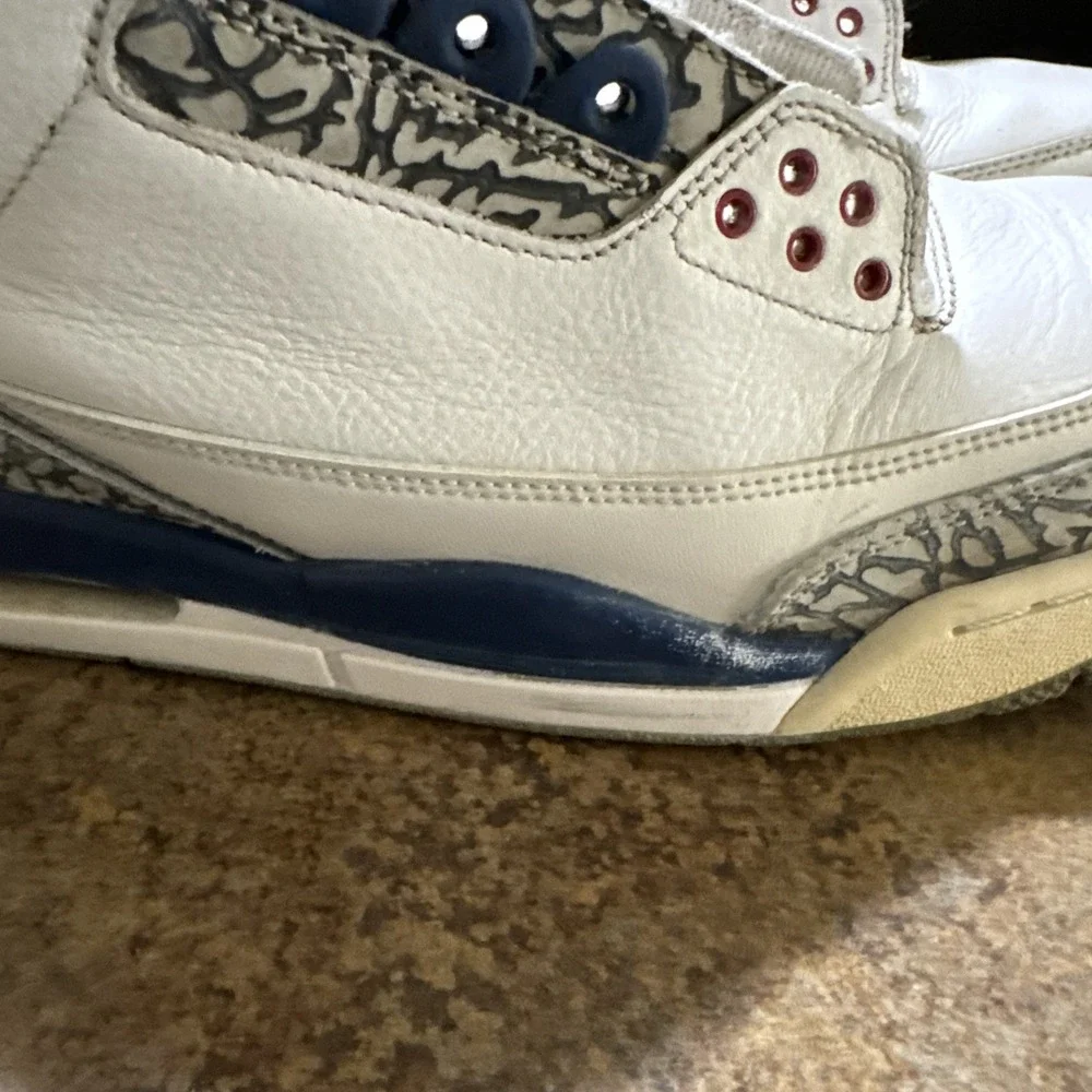 Air Jordan True Blue 3s Size 10 Men No Laces No Box